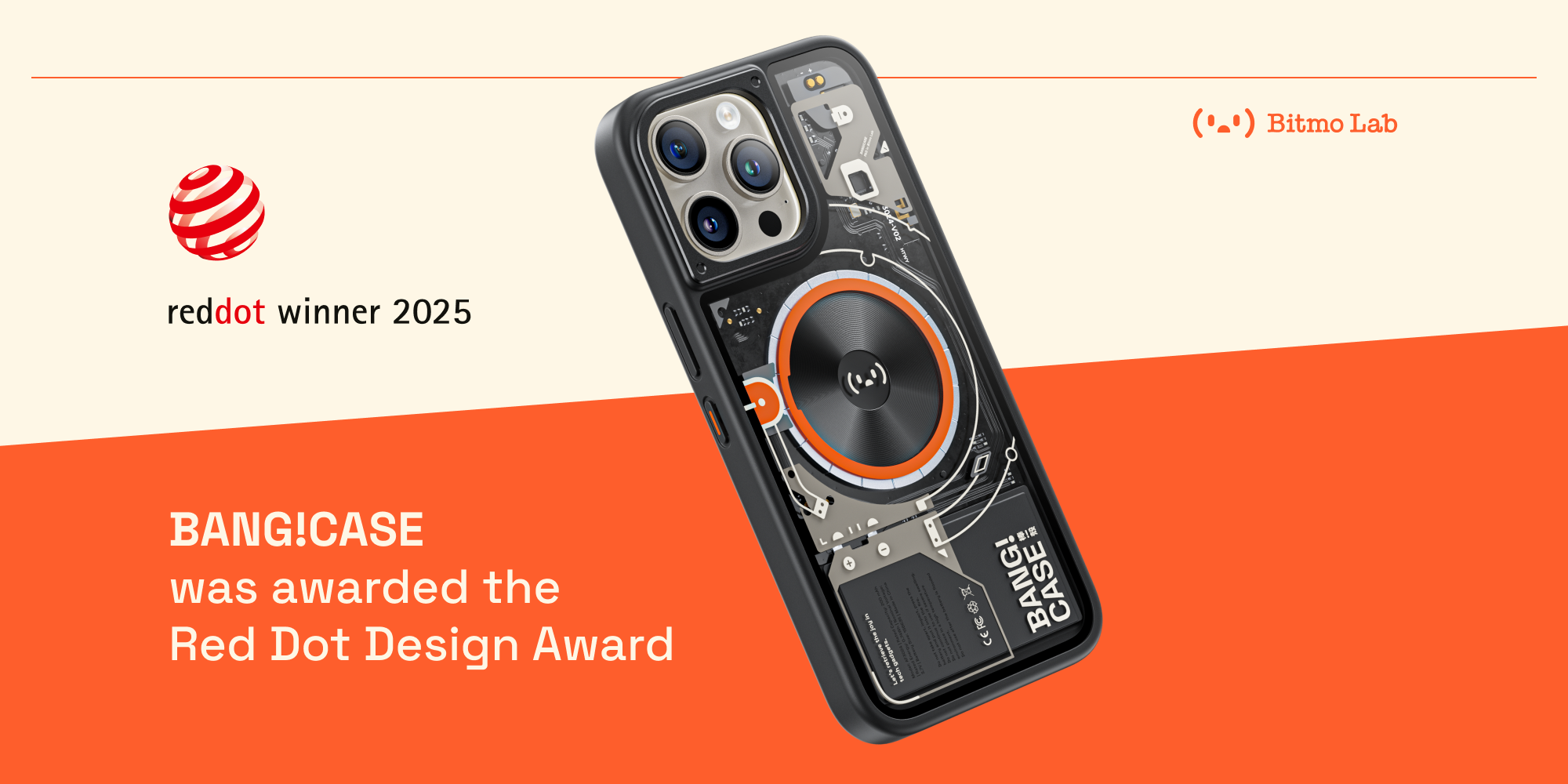 BANG!CASE was awarded the Red Dot Design Award