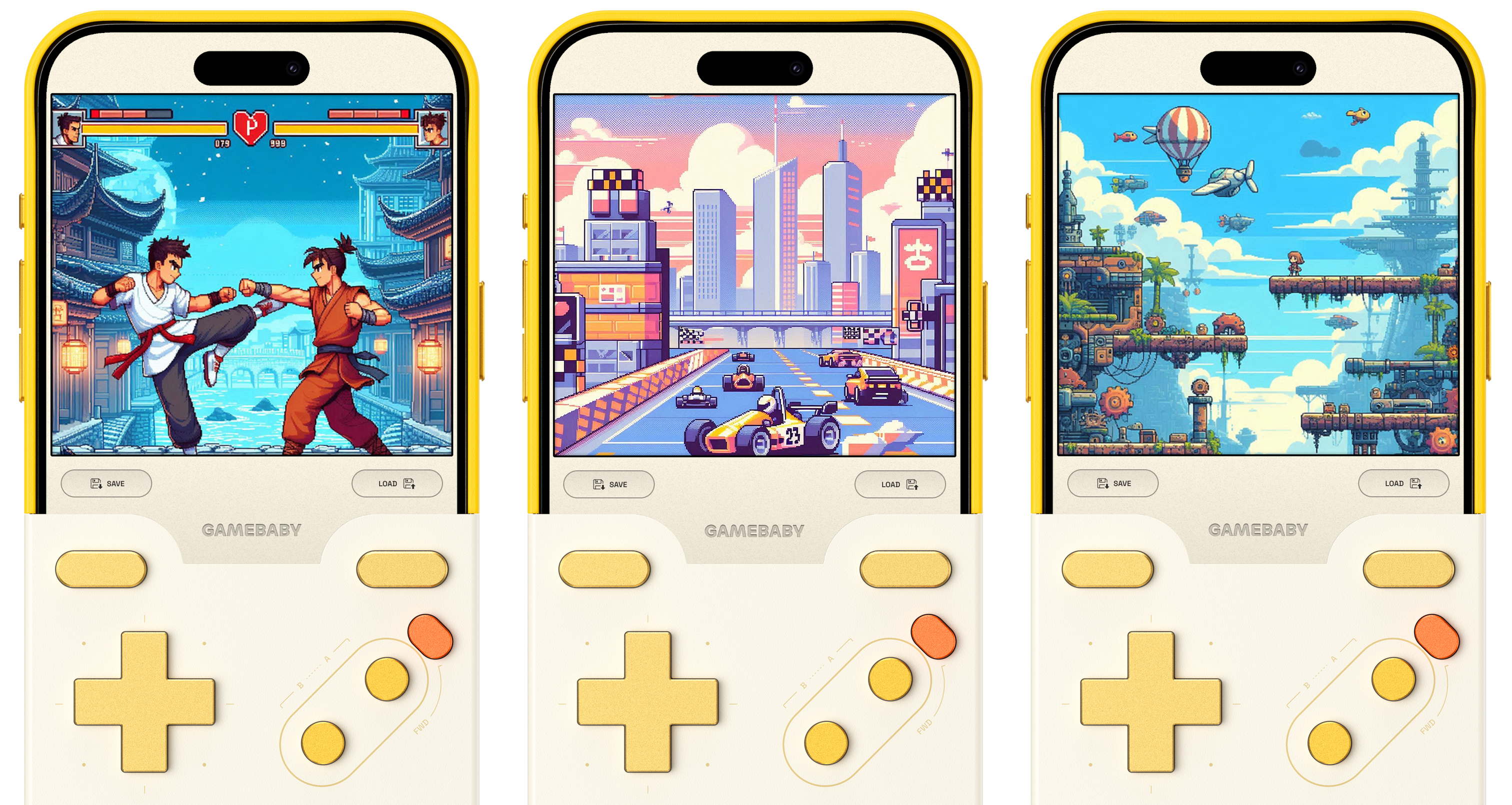 GAMEBABY | Phone Armor with Retro Gaming Superpowers – BitmoLab